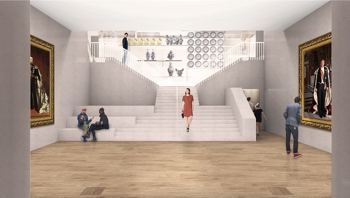 Interieur nieuw Museum Paleis Het Loo